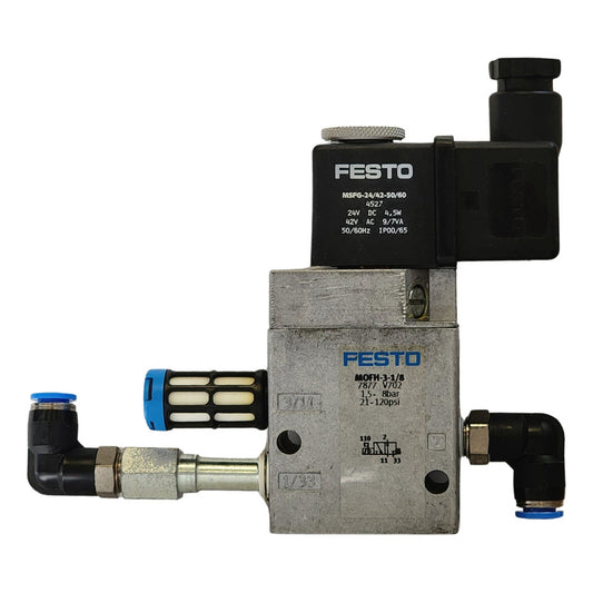 Festo Mofh-3-1/8 7877 Válvula Neumática Msfg-24/42-50/60