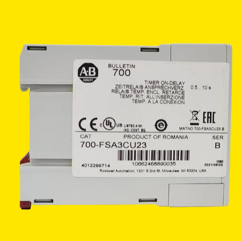 Allen-bradley Temporizador En Relé 700-fsa3cu23