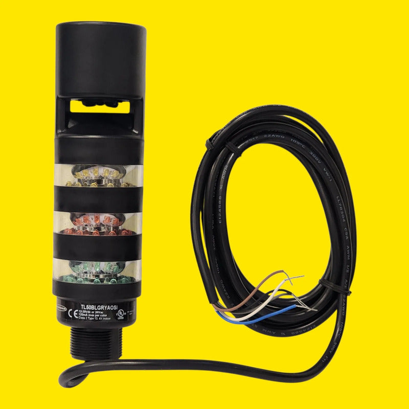 Banner 94535 Tl50blgryaosi Torre Luz 4 Colores 18-30vdc Audi Negro