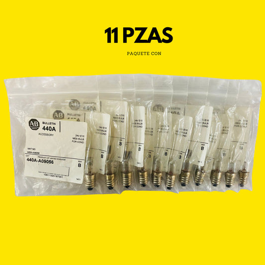 Allen Bradley 440a-a09056 Pilot Light Clear  Paq. 11 Piezas
