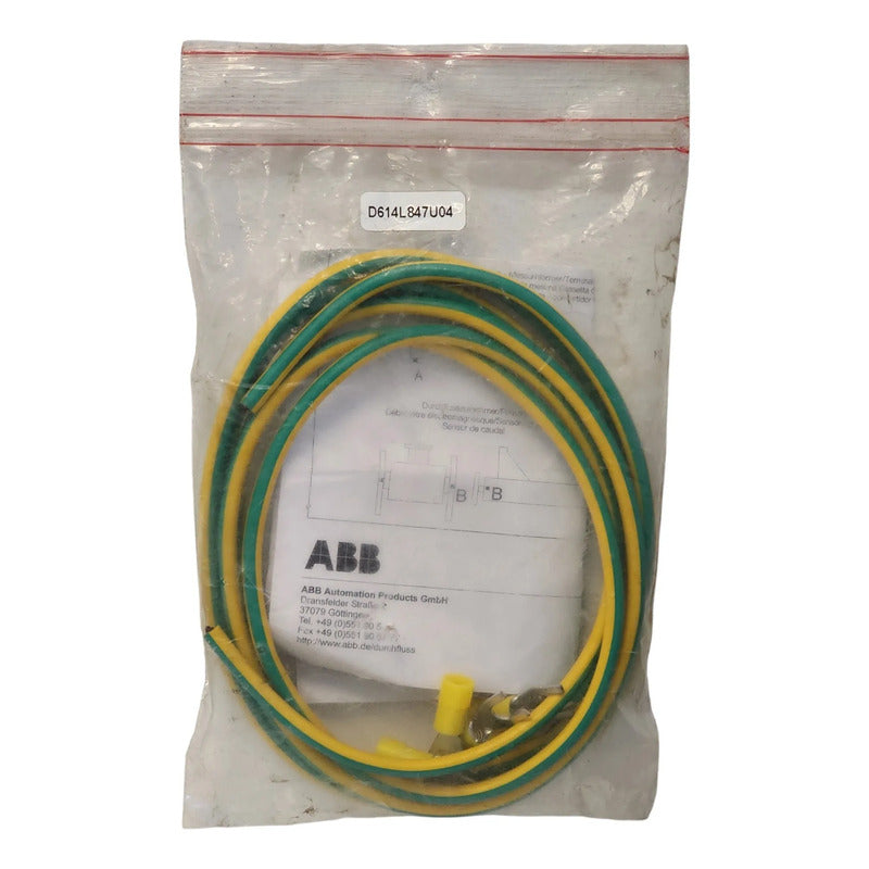 Abb D614l847u04 Cable Tierra Puesta A Tierra D184b007u01 Amarillo