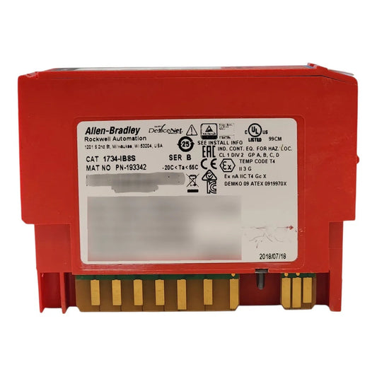 Allen-bradley 1734-ib8s Módulo De Seguridad Guard I/o