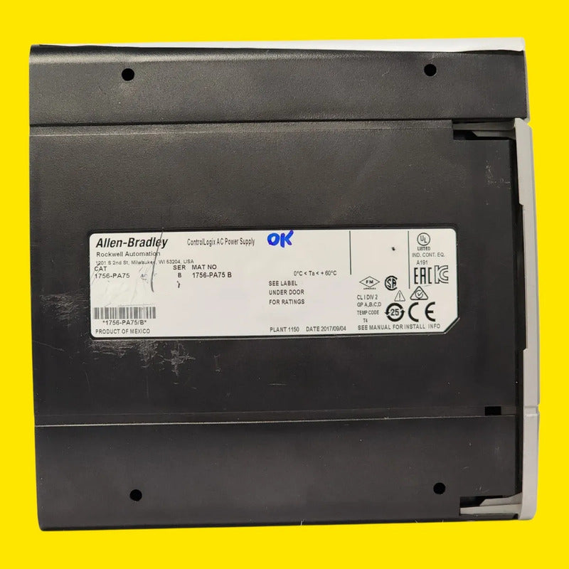 Allen-bradley 1756-pa75 Fuente De Alimentación Plc