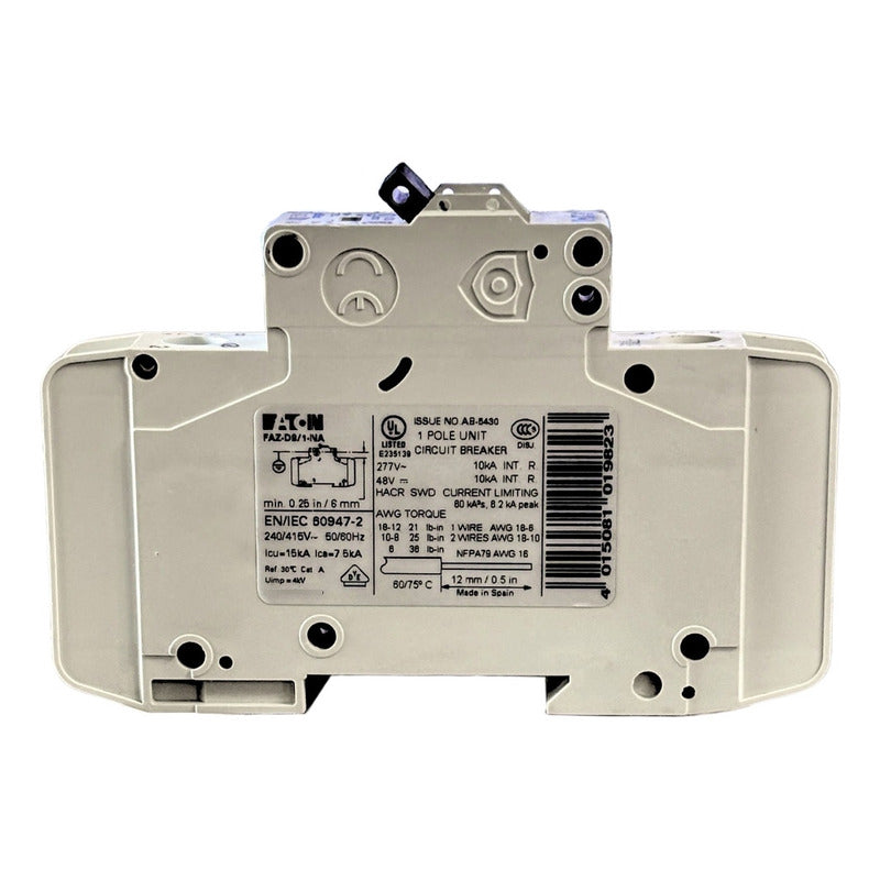 Eaton Faz-d8/1-na Circuit Breaker
