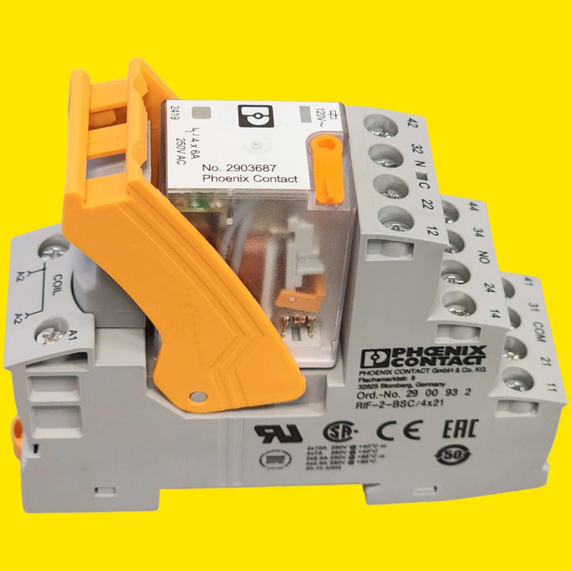 Phoenix Contact 2903317 Módulo Relé 120v Ac 4 Contactos