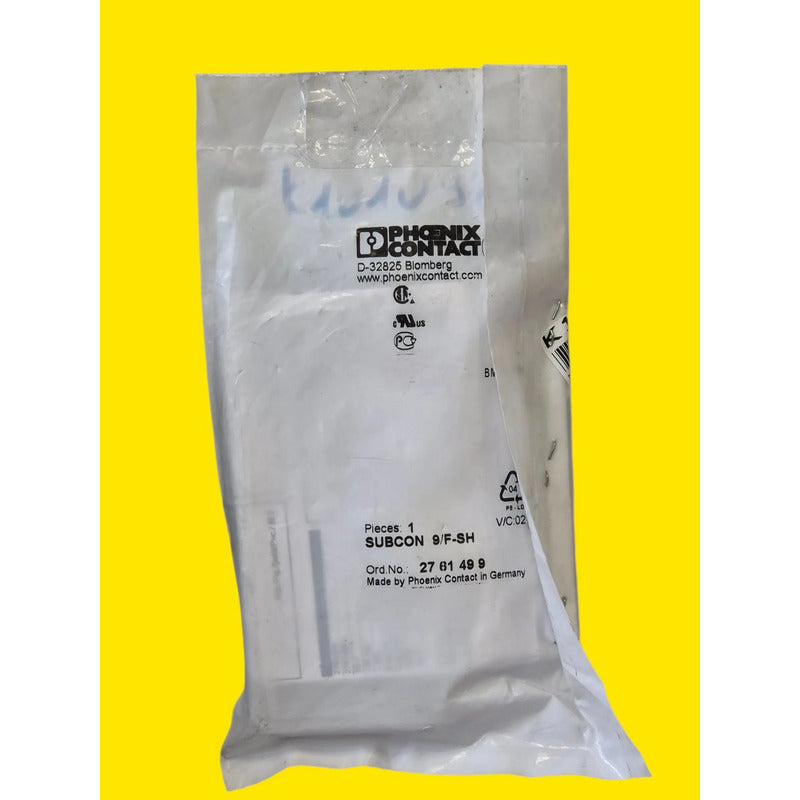Phoenix Contact Subcon 9/f-sh Conector Hembra 2761499 Negro