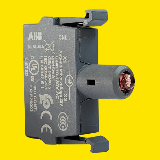 Bloque Led Abb Mlbl-04ar Rojo 110-130 V Ca 22 Mm