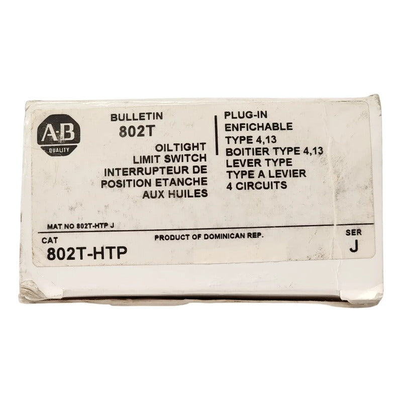 Allen-bradley 802t-htp Limit Switch Industrial Uso Rudo
