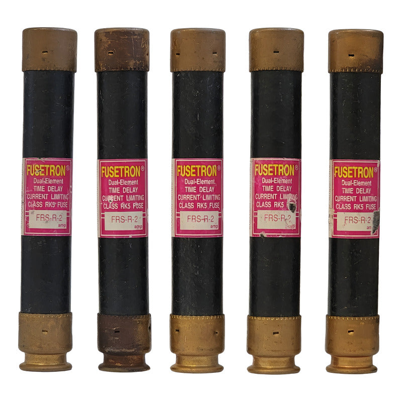 Bussman Fussetron Frs-r-2 Fusible De Retardo (lote 5 Pzs)