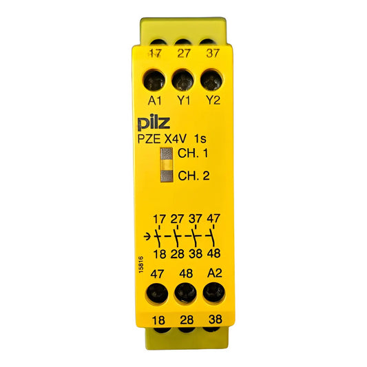 Pilz Pze X4v 1s 774581 Rele 1/24vdc 4n/o Flx