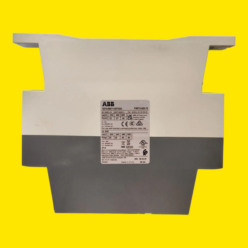 Abb Psr72-600-70 Arrancador Suave 72a 37kw 208-600v