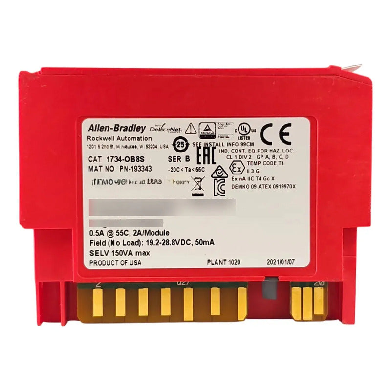 Allen-bradley 1734-ob8s Módulo Seguridad 8 Salidas