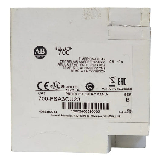 Allen-bradley Temporizador En Relé 700-fsa3cu23