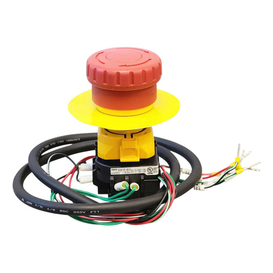 Idec Xw1e-bv Botón De Paro De Emergencia Rojo
