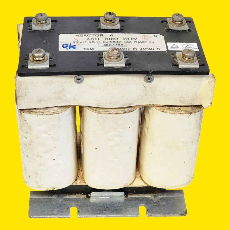 Fanuc A81l-0001-0122 Reactor Trifásico Industrial 60a