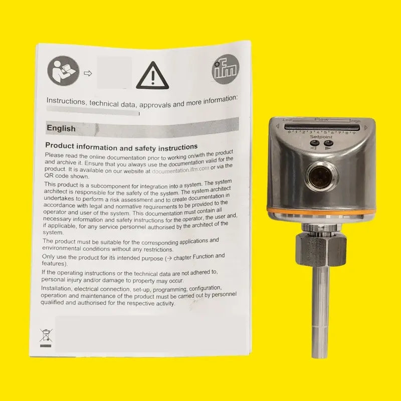 Ifm Si5000 Para Líquidos Y Gases Detector De Caudal