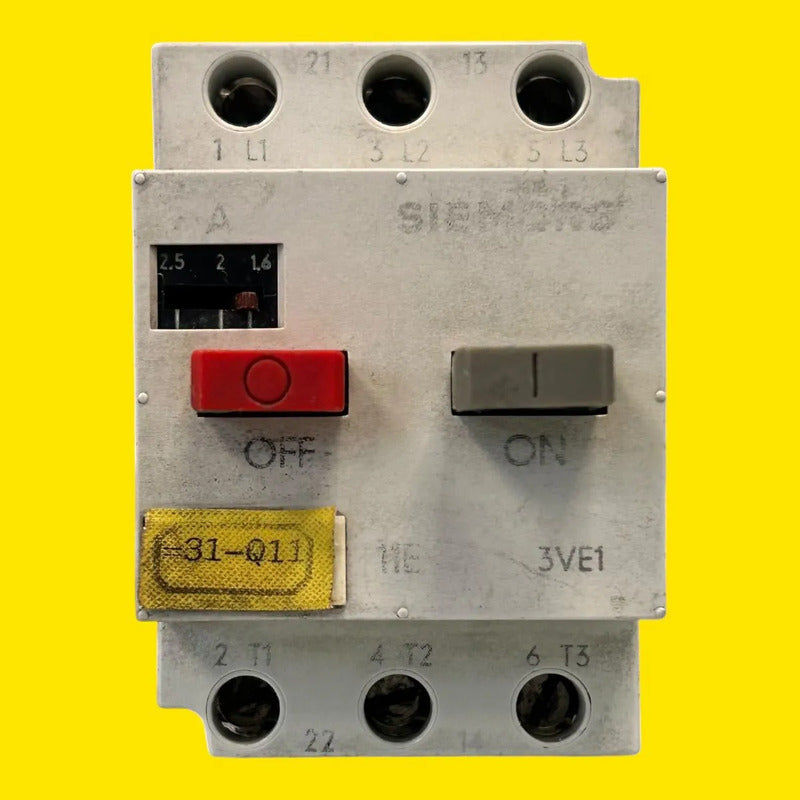 Siemens 3ve1011-0h Guardamotor Manual 50/60hz