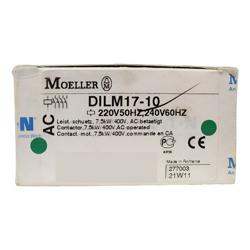 Contactor Moeller Eaton Dilm17-10 277003 17a 24v Ac 3p