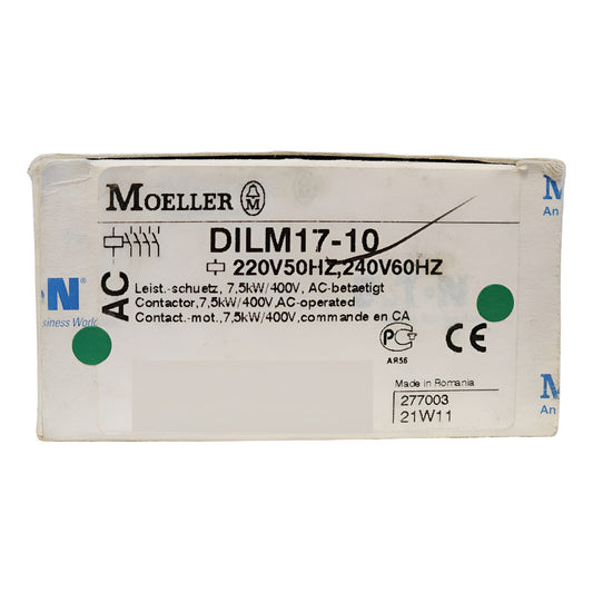 Contactor Moeller Eaton Dilm17-10 277003 17a 24v Ac 3p