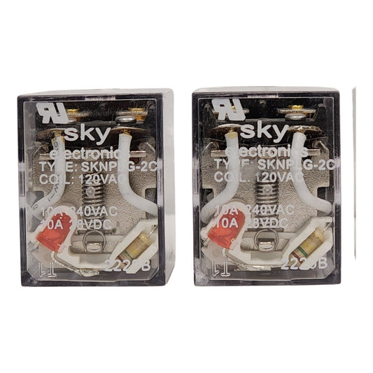 Relé Industrial Miniatura Sky Electronics SknpLG-2c 2220b