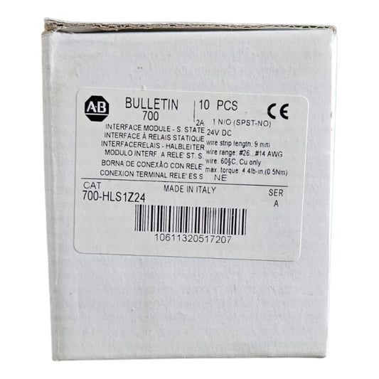 Allen Bradley 700-hls1z24 Salida De Relé Industrial