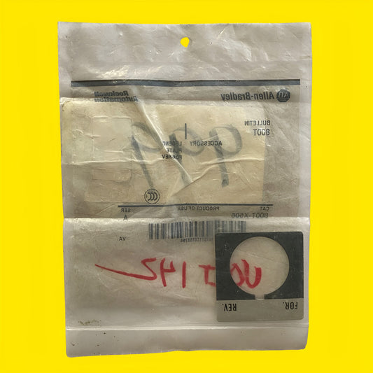 Allen Bradley 800t-x506 Placa De Leyenda For-rev