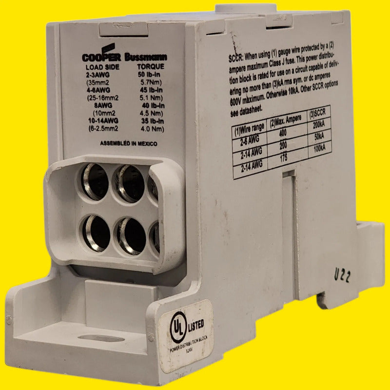 Bussmann Pdbfs330 Bloque Distribuidor De Potencia