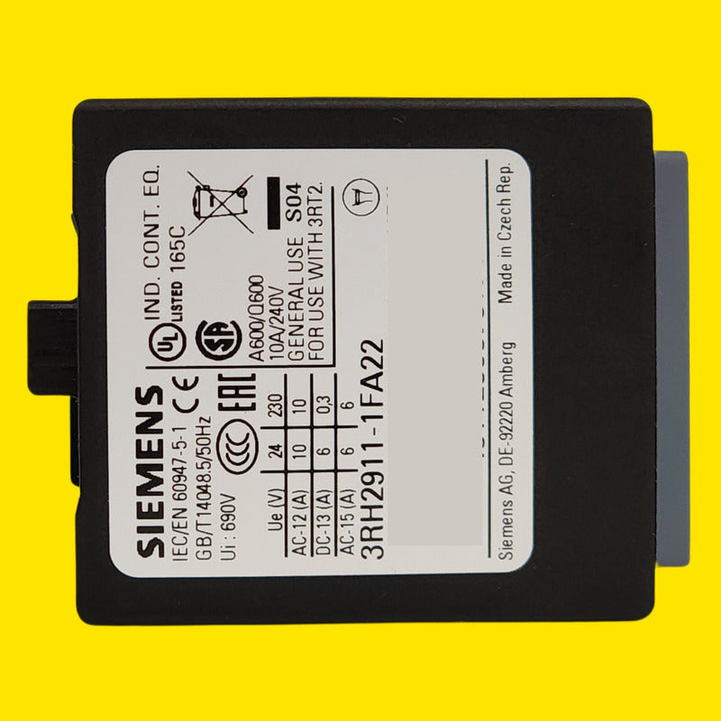 Bloque Auxiliar Siemens 3rh2911-1fa22 2na 2nc