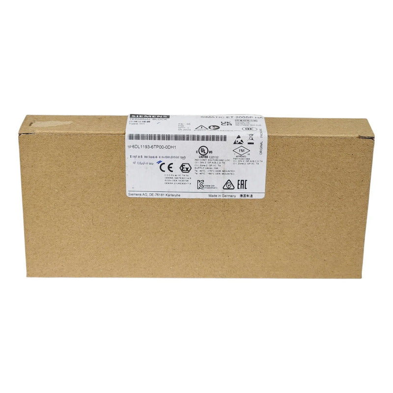 Siemens 6dl1193-6tp00-0dh1 Bloque Terminales Et 200sp Ha H1