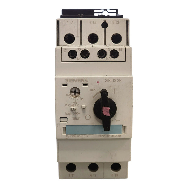 Siemens 3rv1031-4ga10 Guardamotor Termomagnético 50/60 Hz
