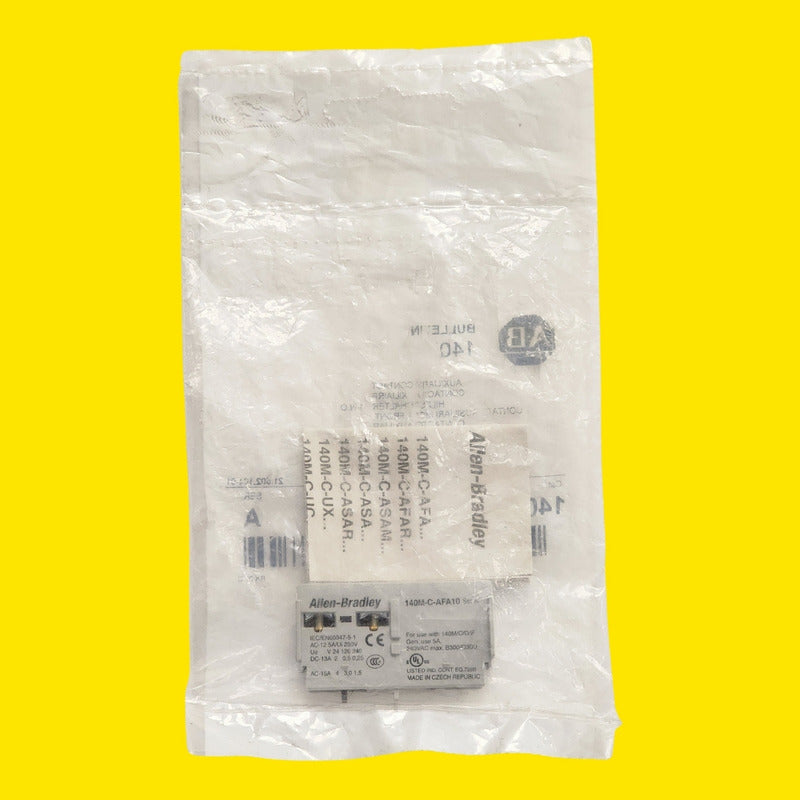 Allen-bradley 140m-c-afa10 Bloque Auxiliar Frontal 140m