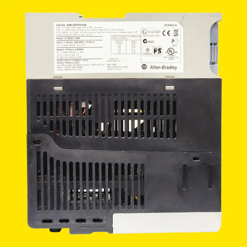 Powerflex 525 Allen Bradley 25b-d2p3n104 1hp Vfd Puerto Ethernet