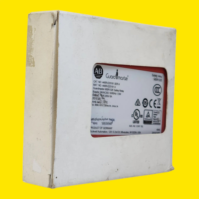 Allen-bradley 440r-e23191 Guardmaster Msr132e Relay Con Caja