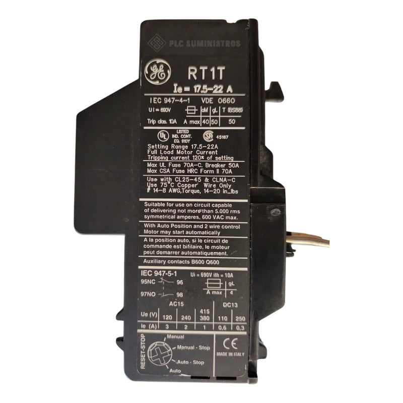 Gardner Denver Oem  Ie-17.5-22 A Rele De Sobrecarga