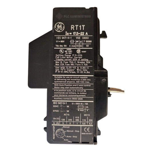 Gardner Denver Oem  Ie-17.5-22 A Rele De Sobrecarga