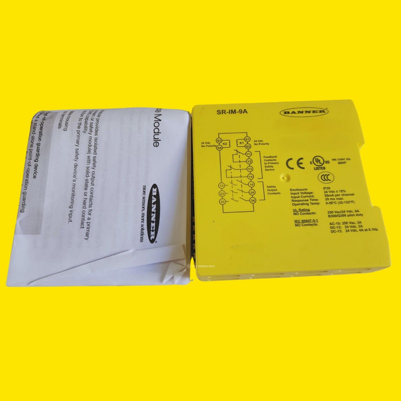 Banner  Sr-im-9a  Modulo Relevadores Control Cortina De Luz