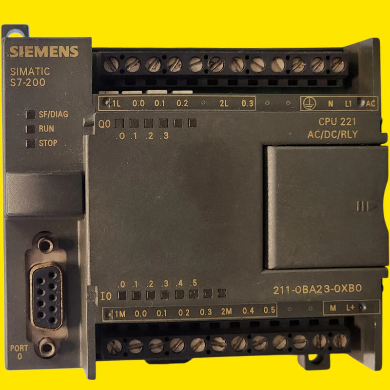 Siemens 6es7211-0ba23-0xb0 Cpu 221 Simatic S7-200