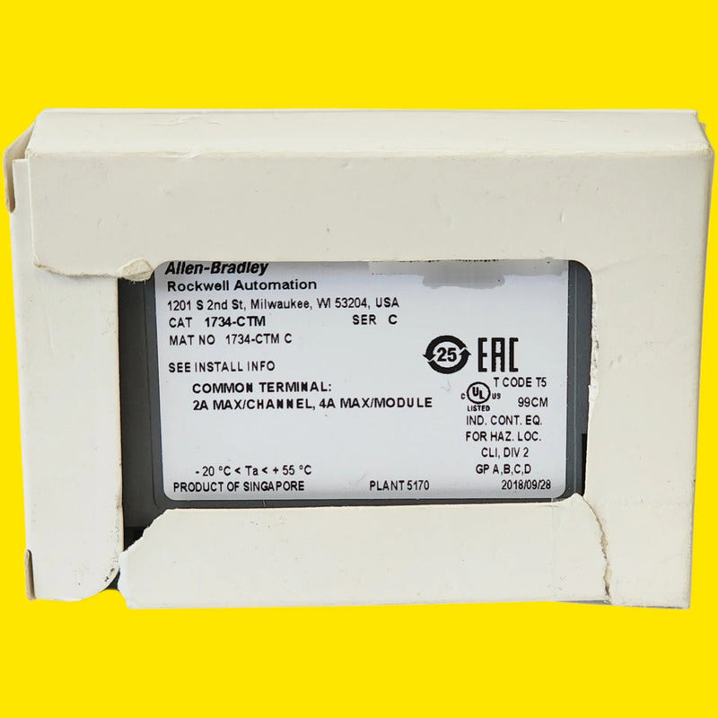 Allen Bradley 1734-ctm Modulo Common Terminal Nuevo Con Caja