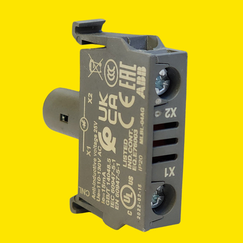 Bloque Led Abb Mlbl-04ag Verde 110-130v Ca