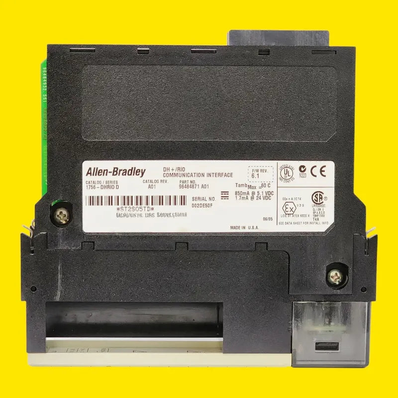 Allen-bradley 1756-dhrio Módulo De Comunicaciones Controllog D/con Tapa
