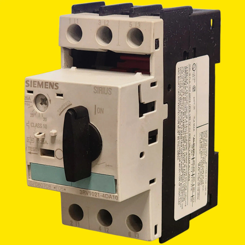 Siemens 3rv1021-4da10 Guardamotor Termomagnético 50/60 Hz