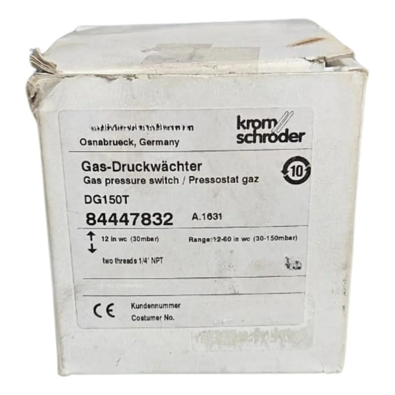 Kromschroeder Dg 150t 84447832 Presostato De Gas 30-150 Mbar