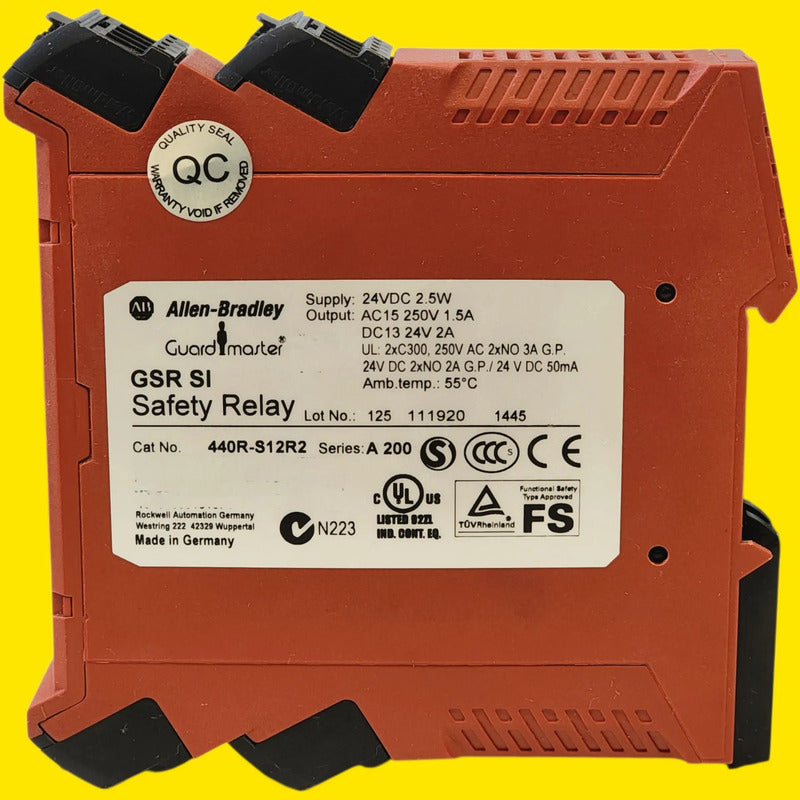Allen-bradley 440r-s12r2 Relevador De Seguridad Guardmaster