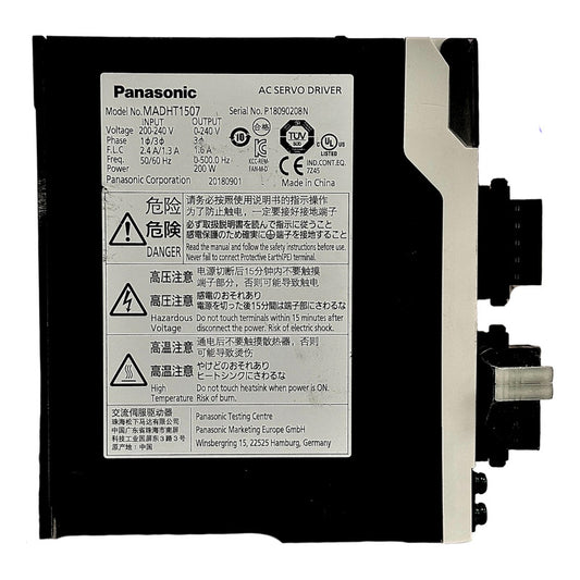 Panasonic Madht1507 Servo Driver