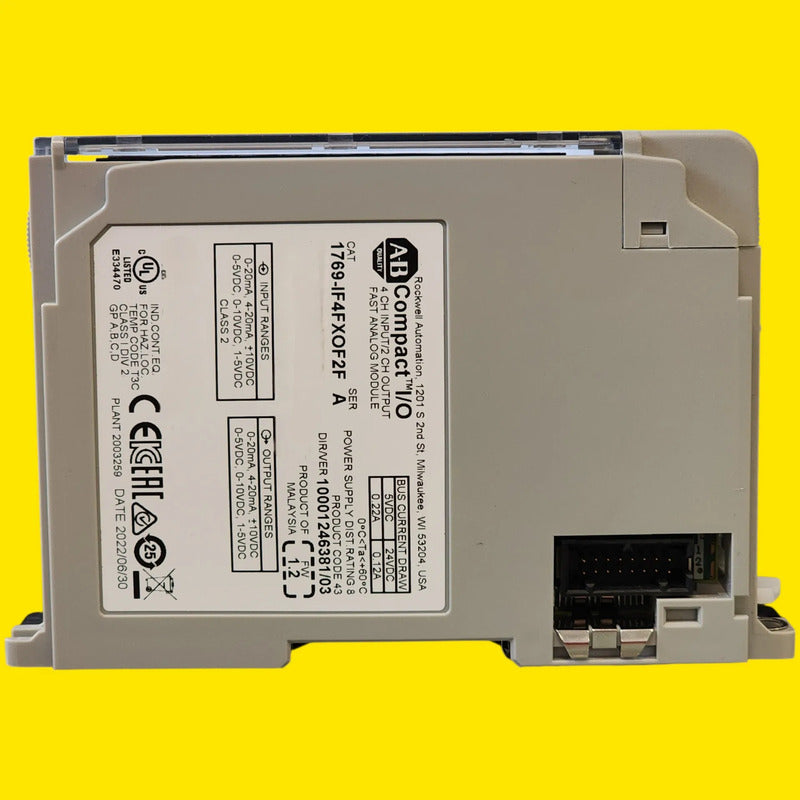 Allen-bradley 1769-if4fxof2f Módulo Analógico Plc