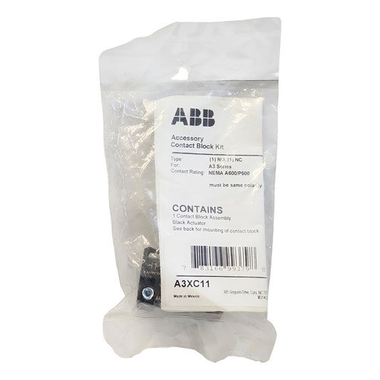 Bloque Auxiliar Abb A3xc11 1sqa009498r0001 Original