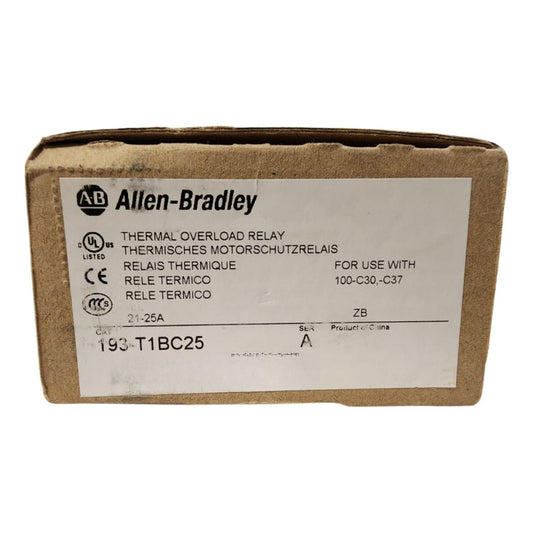 Allen-bradley 193-t1bc25 Rele De Sobrecarga