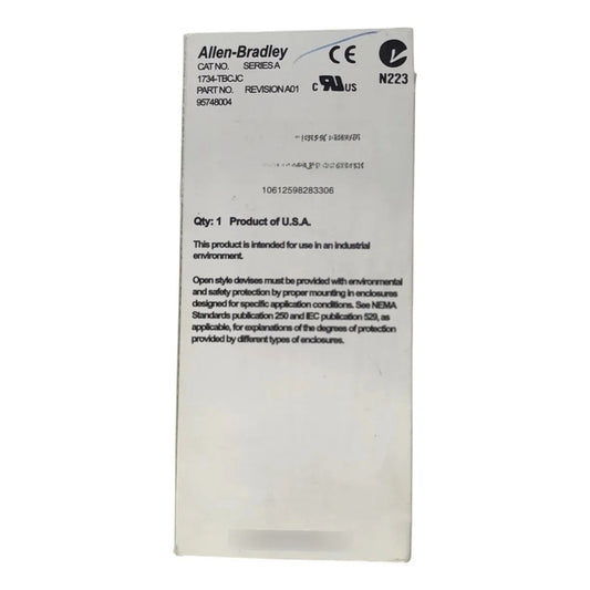 Allen-bradley 1734-tbcjc Base Terminal Termopar
