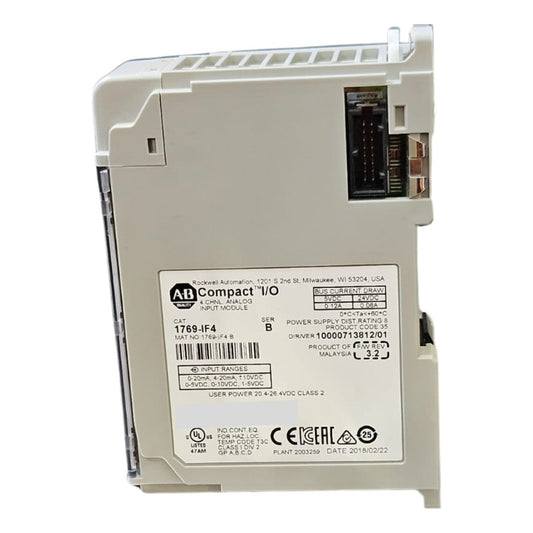 Allen Bradley Modulo Entradas Analógicas 1769-if4 Plc