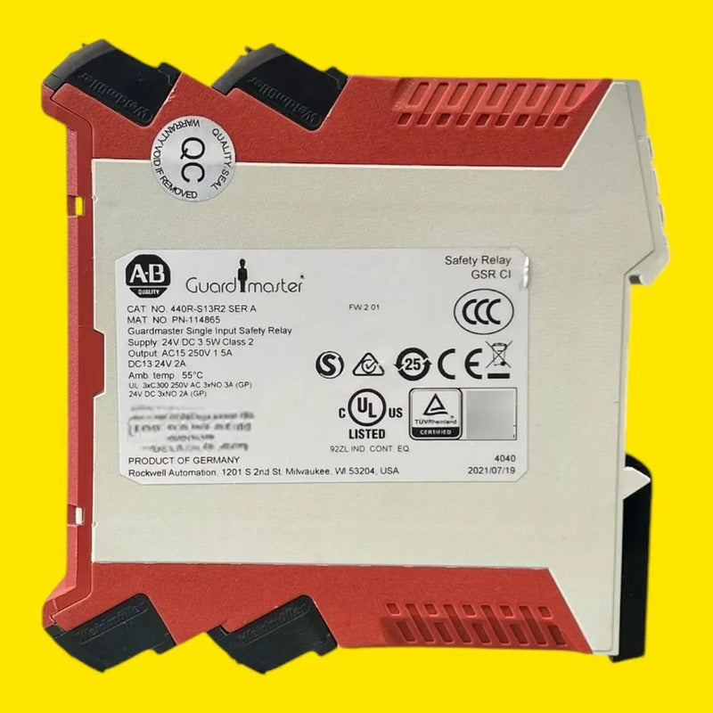 Allen-bradley Guardmaster 440r-s13r2 Sola Entrada Relé